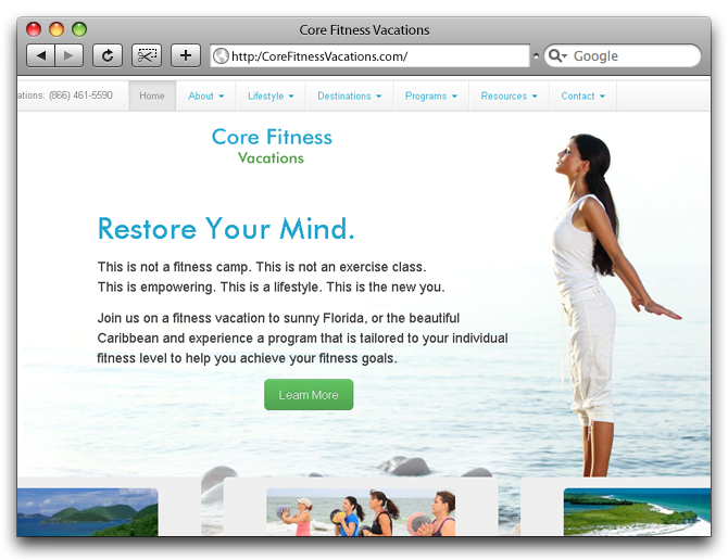 Core Fitness Vacations